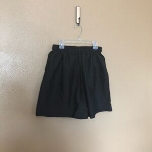 Sportsphere Basic Retro Black High Waisted Track Short Size M